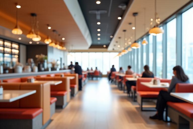 Cafeteria kantor modern Singapore